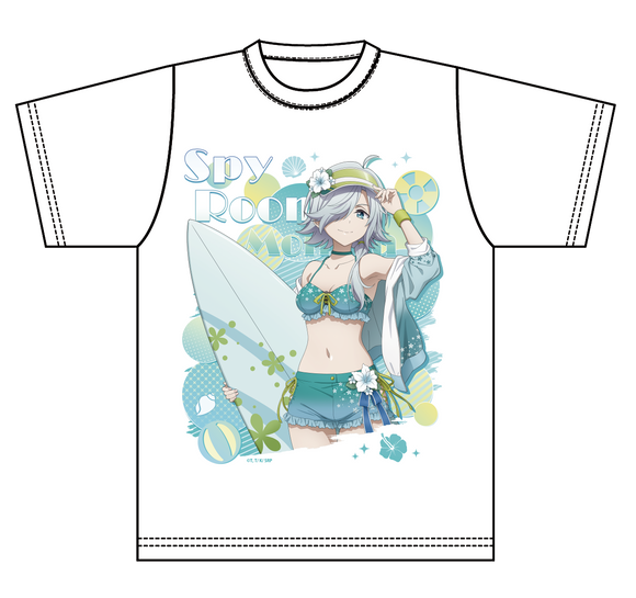 『スパイ教室』描き下ろしグラフィックTシャツ 水着ver.【モニカ】