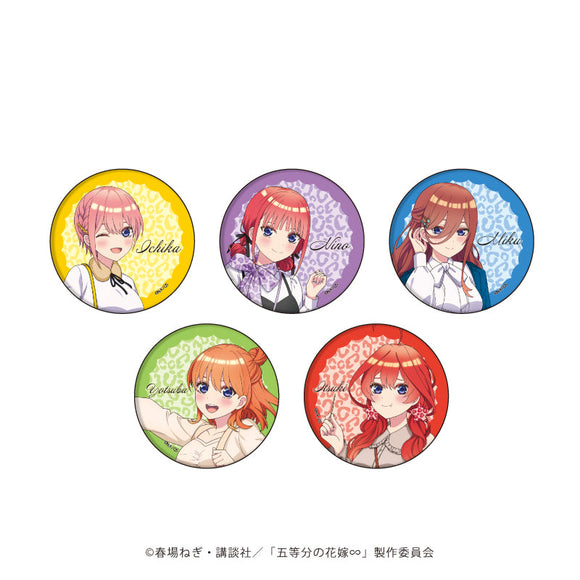 『五等分の花嫁∽』缶バッジ 02/大阪デートver. ブラインド(全5種)(描き下ろしイラスト)