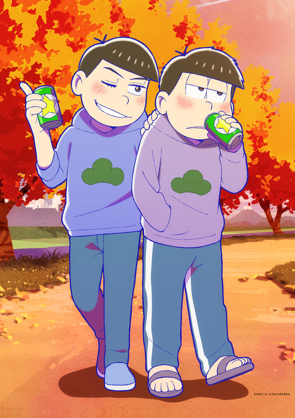 『おそ松さん』【描き下ろし】カラ松＆一松（秋）B3タペストリー