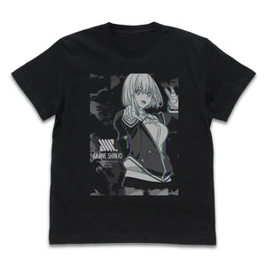 『SSSS.GRIDMAN』新条アカネ エフェクトビジュアルTシャツ/BLACK