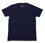 『初音ミク』 ぷちでびる ver. 月明かりTシャツ NAVY