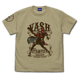 『TRIGUN STAMPEDE』ヴァッシュ・ザ・スタンピード Tシャツ SAND KHAKI