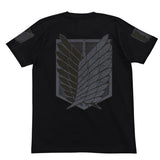 『進撃の巨人』調査兵団Tｼｬﾂ/BLACK