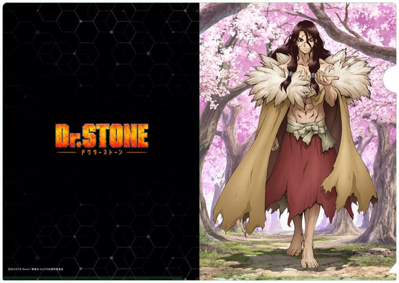 『Dr.STONE』【描き下ろし】A4クリアファイル 獅子王司（桜）