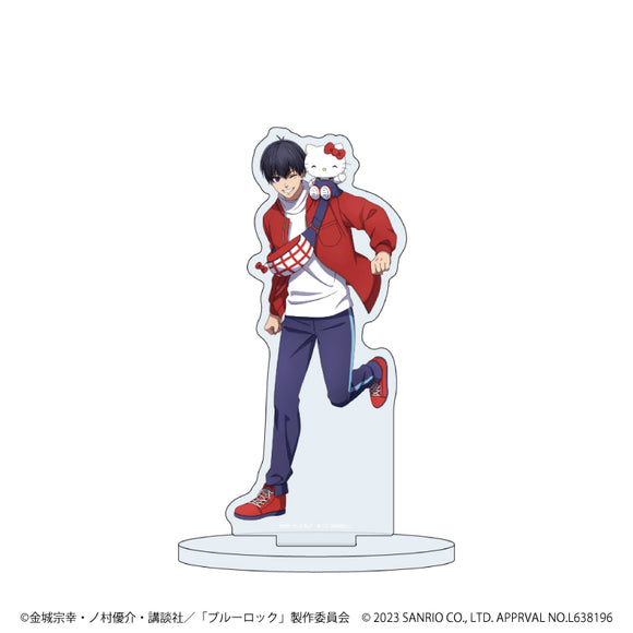 『ブルーロック × サンリオキャラクターズ』キャラアクリルフィギュア 01/潔世一×ハローキティ(描き下ろしイラスト)