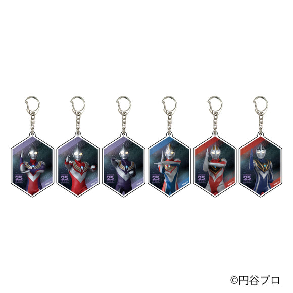 『ウルトラマンシリーズ』アクリルキーホルダー 01/TDG25周年ver. BOX (全6種)