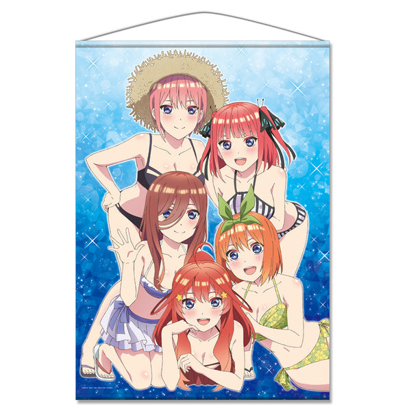 映画 五等分の花嫁』 B1タペストリーB［一花&二乃&三玖&四葉&五月 水着ver.］ – Anime Store JP