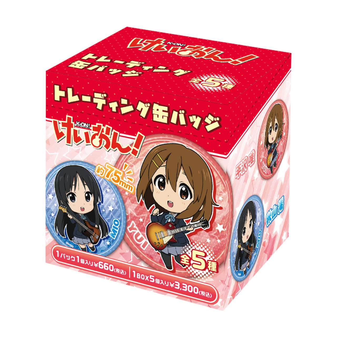 けいおん！」トレーディング缶バッジ(BOX) – Anime Store.JP