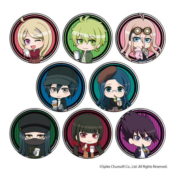 『ニューダンガンロンパV3 みんなのコロシアイ新学期』缶バッジ 24/BOX (全8種)(ミニキャラ)