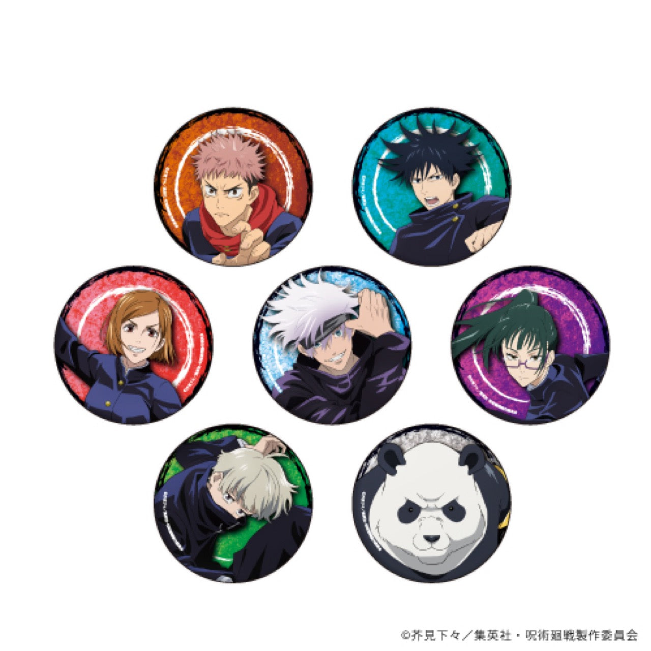 呪術廻戦点 缶バッジ 1BOX 1Box8Pack入り】呪術廻戦 トレーディング缶バッジ プレゼントVer