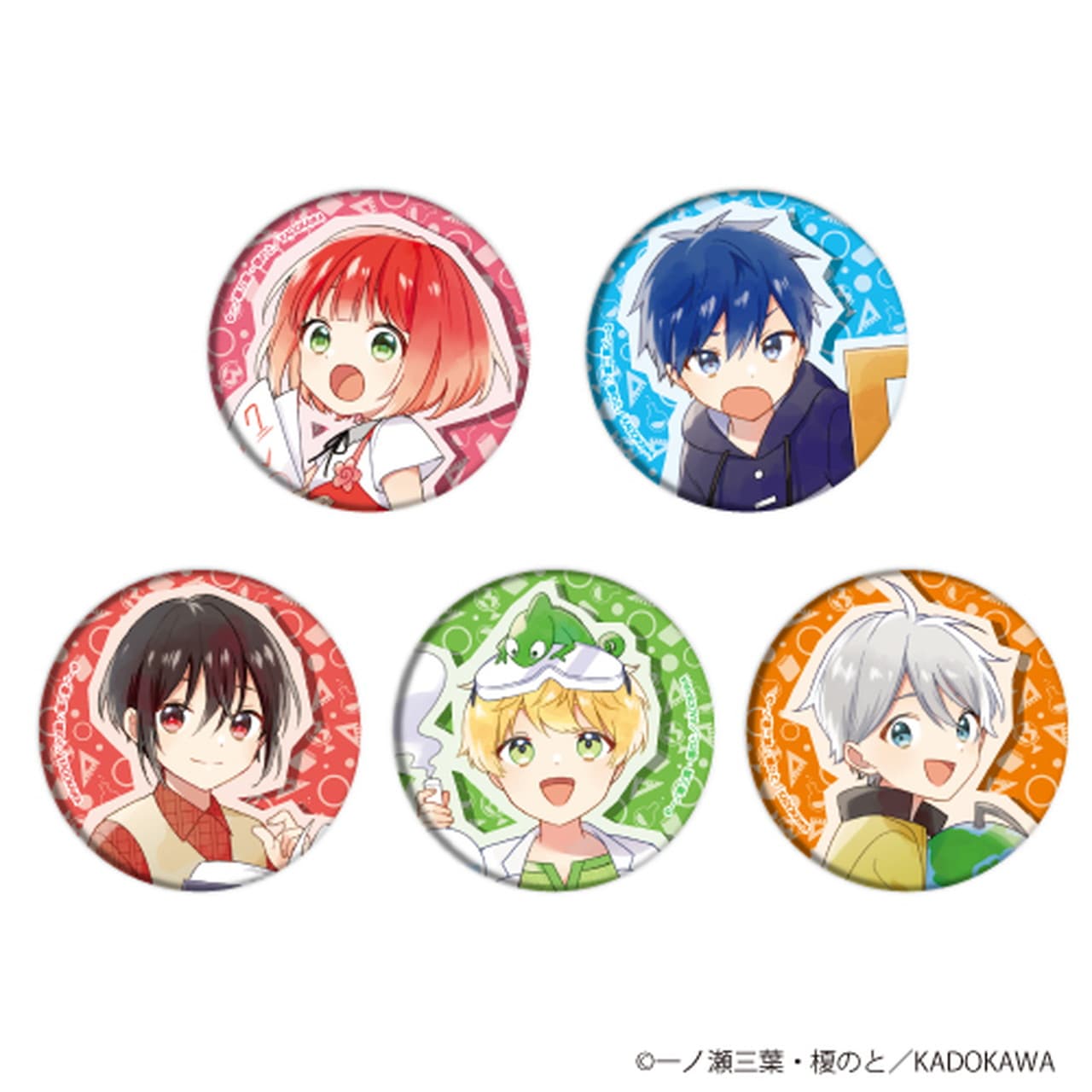 【匿名配送】時間割男子 缶バッジ 時間割男子』缶バッジ 01/BOX(全5種) - Anime Store.JP