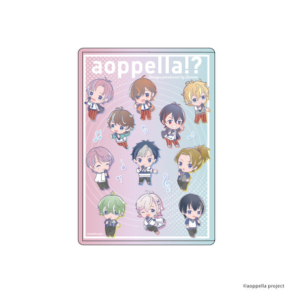 『アオペラ -aoppella!?- Design produced by Sanrio』キャラクリアケース 01/集合デザイン(ミニキャライラスト)