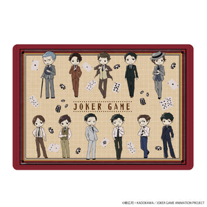 『ジョーカー・ゲーム』キャラクリアケース 01/整列デザイン(レトロアート)