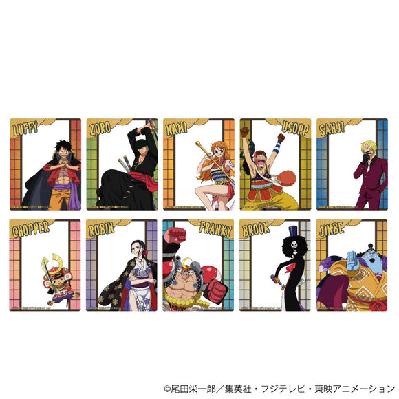 『ONE PIECE』アクリルカード 01/麦わらの一味 ブラインド(全10種)