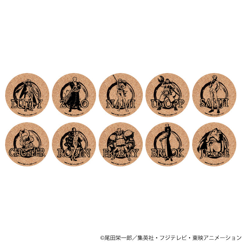 ONE PIECE コルクコースターセット ONE PIECE コルクコースターセット 全10種 - メルカリ
