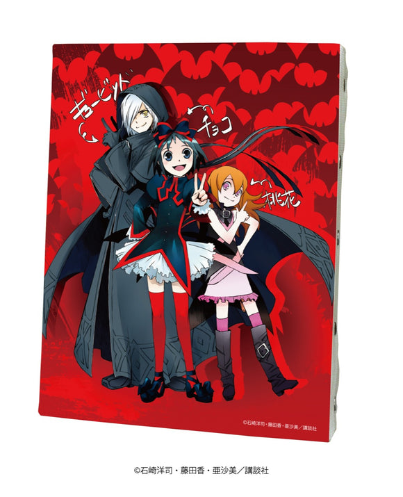 黒魔女さんが通る!!」キャンバスアート01/チョコ、ギュービッド、桃花