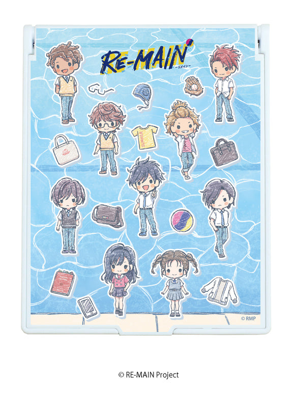 『RE-MAIN』デカキャラミラー 01/集合デザイン(グラフアート)