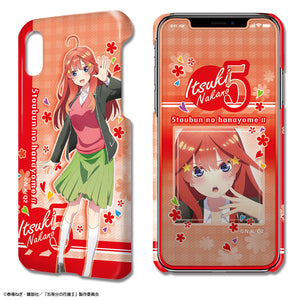 『五等分の花嫁∬』デザジャケット iPhone X/XS ケース＆保護シート デザイン05(中野五月)