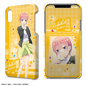 『五等分の花嫁∬』デザジャケット iPhone XR ケース＆保護シート デザイン01(中野一花)