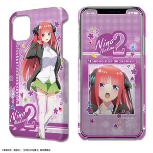 『五等分の花嫁∬』デザジャケット iPhone 11 ケース＆保護シート デザイン02(中野二乃)