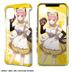 『映画 五等分の花嫁』デザジャケット iPhone 12 mini ケース＆保護シート デザイン01 (中野一花)【描き下ろし】