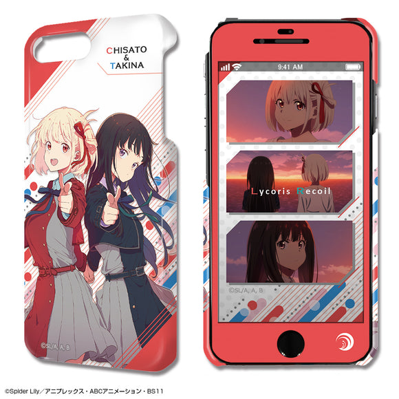 『リコリス・リコイル』デザジャケット iPhone 8 Plus/7 Plus/6 Plus/6s Plusケース＆保護シート (錦木千束&井ノ上たきな)