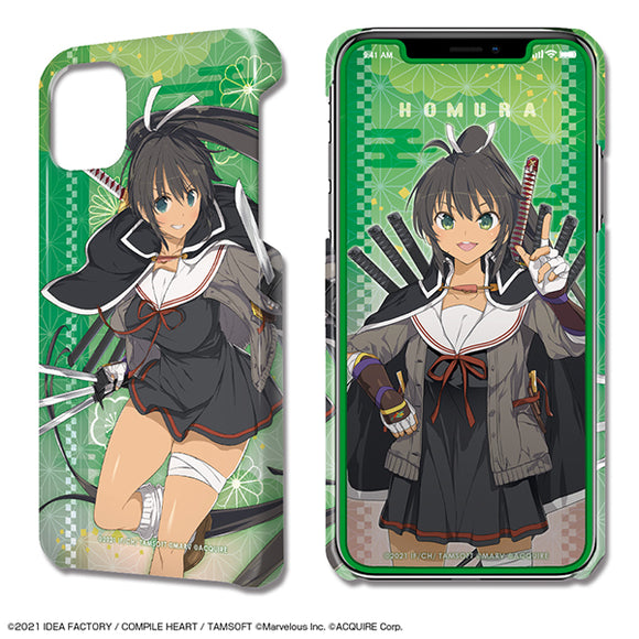 『閃乱忍忍忍者大戦ネプテューヌ -少女達の響艶-』デザジャケット iPhone 12 miniケース＆保護シート デザイン06(焔)