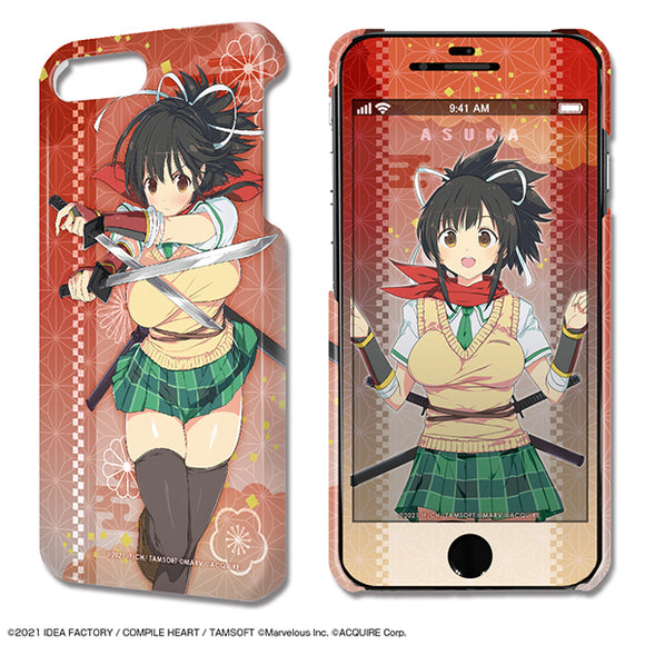 『閃乱忍忍忍者大戦ネプテューヌ -少女達の響艶-』デザジャケット iPhone 8 Plus/7 Plus/6 Plus/6s Plusケース＆保護シート デザイン05(飛鳥)