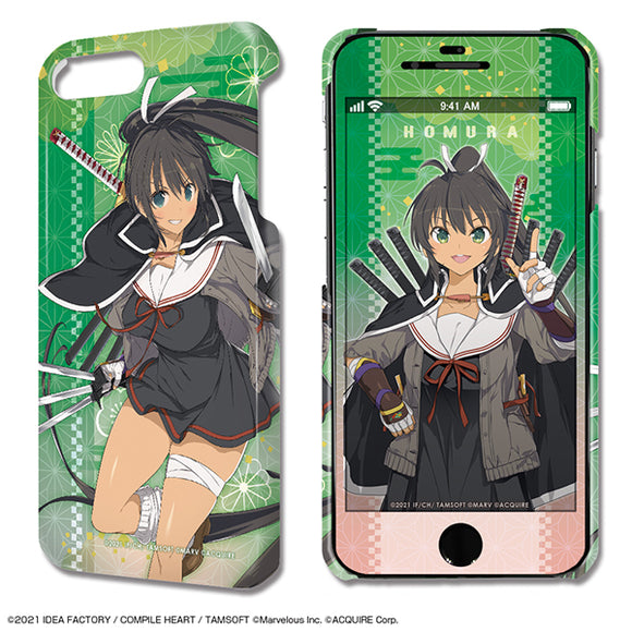 『閃乱忍忍忍者大戦ネプテューヌ -少女達の響艶-』デザジャケット iPhone 8 Plus/7 Plus/6 Plus/6s Plusケース＆保護シート デザイン06(焔)