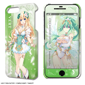 『四女神オンライン CYBER DIMENSION NEPTUNE』デザジャケット iPhone 8 Plus/7 Plus/6 Plus/6s Plusケース＆保護シートデザイン04(ベール)