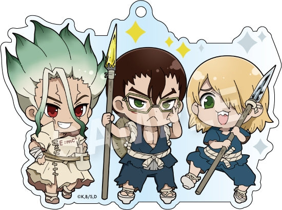 『Dr.STONE』いつしょ アクリルボールチェーン 千空＆金狼＆銀狼