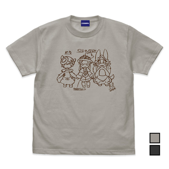 『メイドインアビス 烈日の黄金郷』リコさん隊 Tシャツ LIGHT GRAY