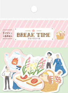 『ジブリ』ハウルの動く城 和紙フレークシール BREAK TIME flower