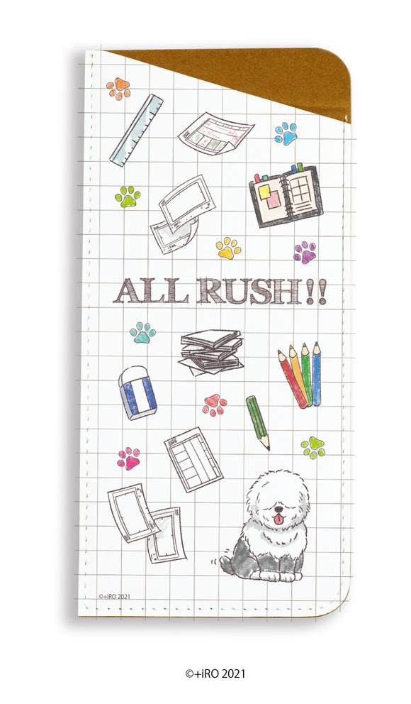 『ALL RUSH!!』キャラグラスケース 01/モチーフデザイン(グラフアート)