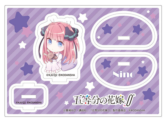 『五等分の花嫁∬』ふらふらアクリルスタンド　中野二乃　デフォルメ