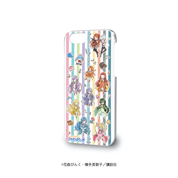 『マーメイドメロディーぴちぴちピッチ』ハードケース(iPhone6/6s/7/8兼用)01/ライブ衣装ver.集合デザイン(グラフアート)