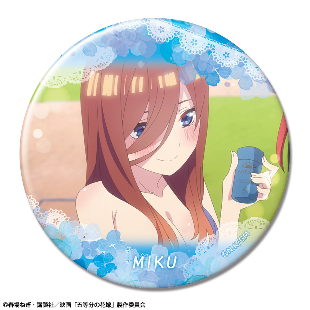 五等分の花嫁×TheキャラSHOP 缶バッジ 三玖 2種セット 五等分の花嫁 蔵出し市 2024 中野三玖 缶バッジ TVスペシャルアニメ