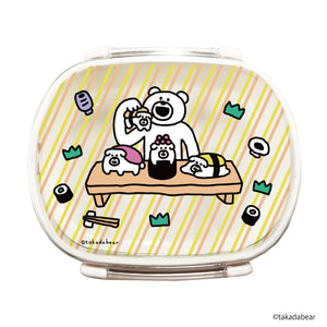 『けたたましく動くクマ』キャラランチボックス 01/お寿司デザイン