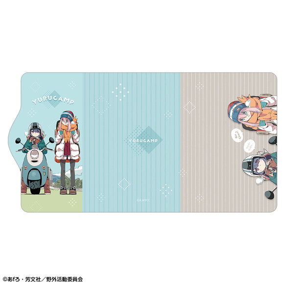 『ゆるキャン△』レザーキーケース Ver.2 デザイン02(各務原なでしこ&志摩リン/B)
