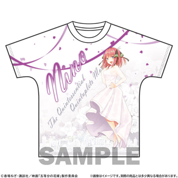 『映画 五等分の花嫁』フルグラフィックTシャツ エンディングVer. 中野二乃 L