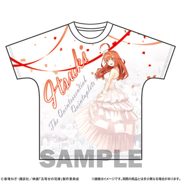 『映画 五等分の花嫁』フルグラフィックTシャツ エンディングVer. 中野五月 L