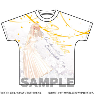 『映画 五等分の花嫁』フルグラフィックTシャツ エンディングVer. 中野一花 L