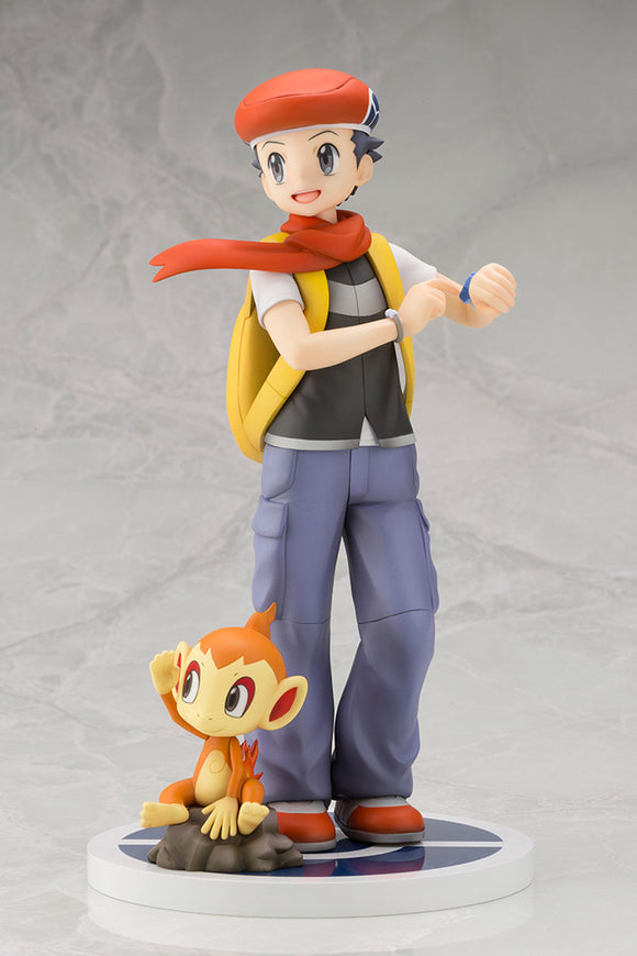 『ポケットモンスターシリーズ』ARTFX J PVC塗装済み完成品フィギュア コウキ with ヒコザル