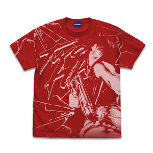 『BLACK LAGOON』レヴィ オールプリントTシャツ RED