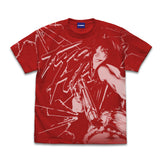 『BLACK LAGOON』レヴィ オールプリントTシャツ RED