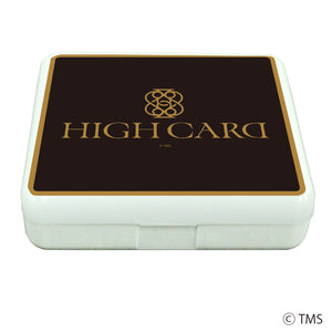 『HIGH CARD』小物ケース(ラムネ付き) 01/ロゴデザイン