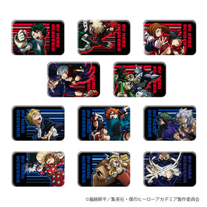 『僕のヒーローアカデミア』スクエア缶バッジ(横長)  01/BOX (全11種)