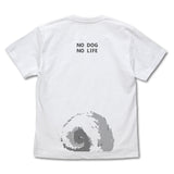 『世界の終わりに柴犬と』石原雄先生デザイン ハルさん突撃 Tシャツ 黒柴ver.