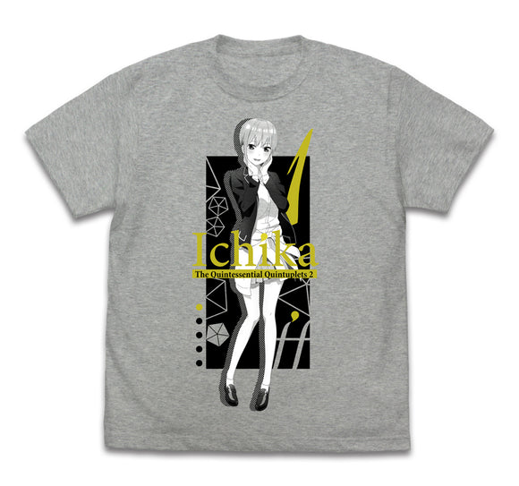 『五等分の花嫁∬』中野一花 Tシャツ∬ MIX GRAY