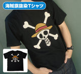 『ワンピース』海賊旗抜染Tシャツ BLACK